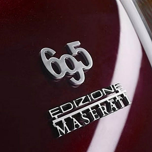 ABARTH 695 Edizione Maserati Rear Emblem
