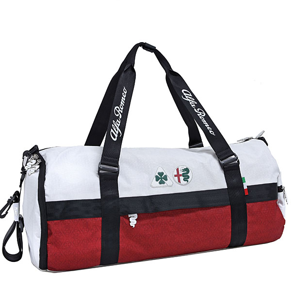 Alfa Romeo Sports Bag (White/Red)<br><font size=-1 color=red>06/30到着</font>
