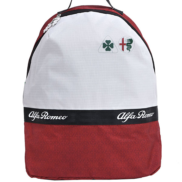 Alfa Romeo Official Sports Backpack(White/Red)