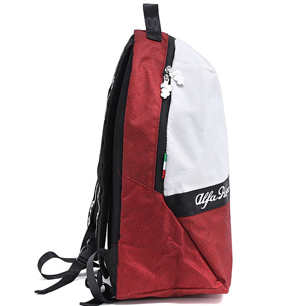 Alfa Romeo Official Sports Backpack(White/Red)