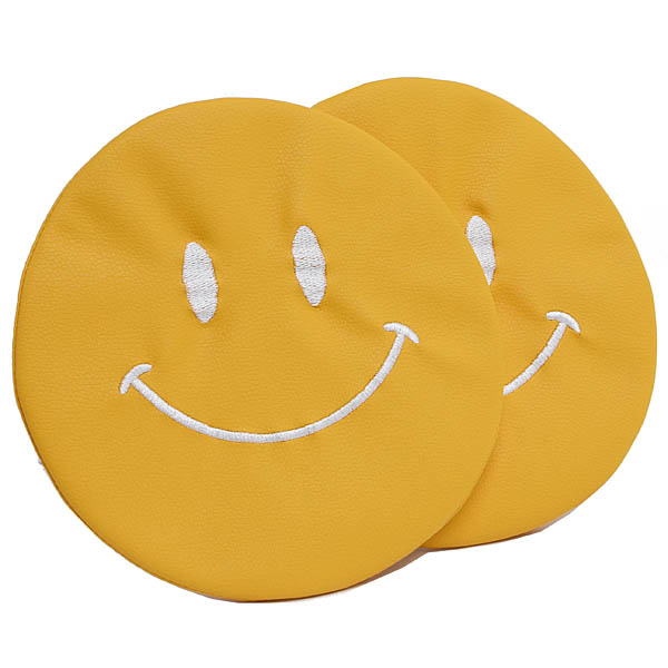 FIAT 500 Chemical leather headrest cover for Series4 (Smile/Yellow)