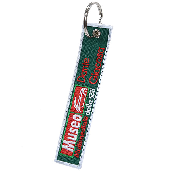 FIAT 500 CLUB ITALIA Official Ribbon Key Ring