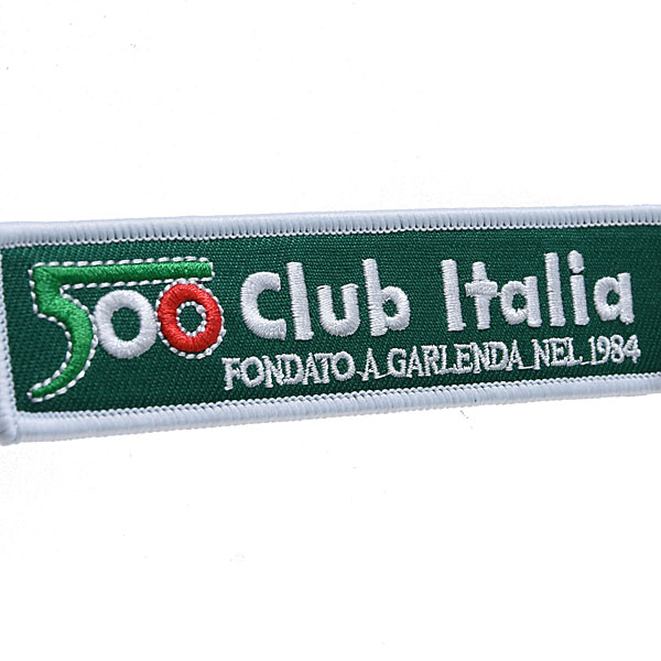 FIAT 500 CLUB ITALIA Official Ribbon Key Ring