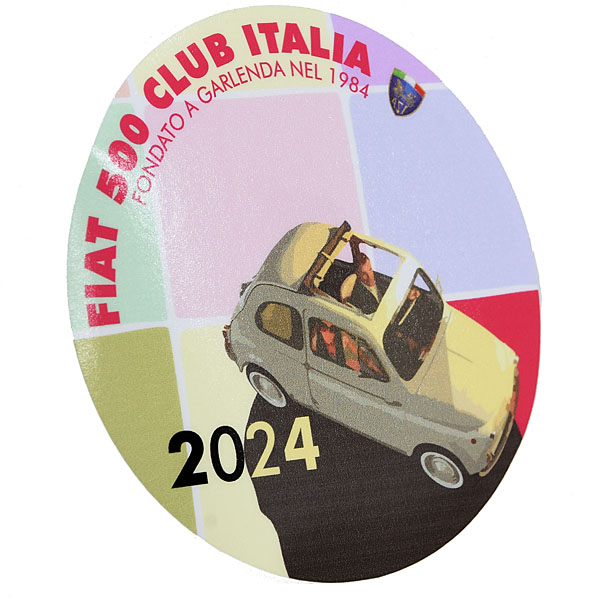 FIAT 500 CLUB ITALIA 2024 Sticker