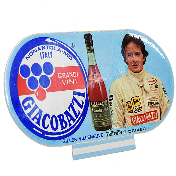 Gilles Villeneuve GIACOBAZZI Promotion Sticker
