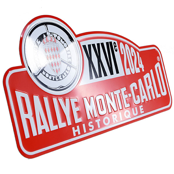 Rally Monte Carlo Historique2024 Official Metal Plate(Large)