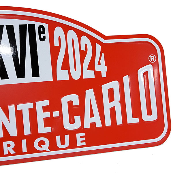 Rally Monte Carlo Historique2024 Official Metal Plate(Large)