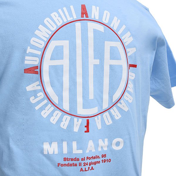 A.L.F.A. MILANO T-Shirts (Sky Blue)