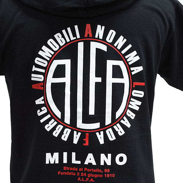 A.L.F.A. MILANO Hoodie T-Shirts (BLACK)