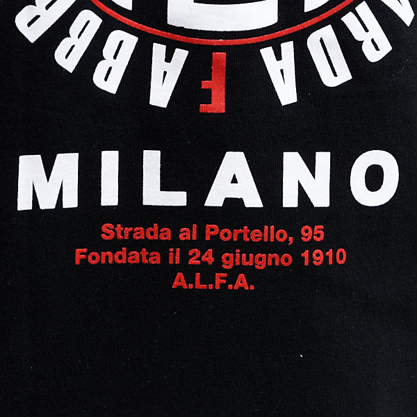 A.L.F.A. MILANO Hoodie T-Shirts (BLACK)