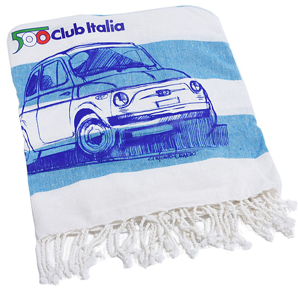 FIAT500 Club Italia Official Multi Blanket (Blue)