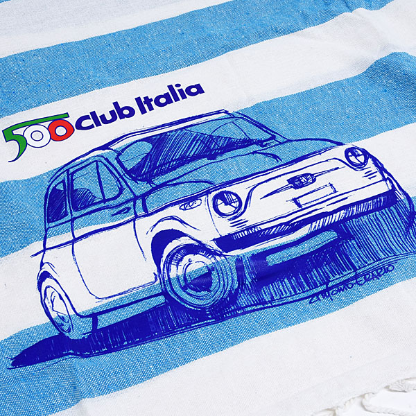 FIAT500 Club Italia Official Multi Blanket (Blue)