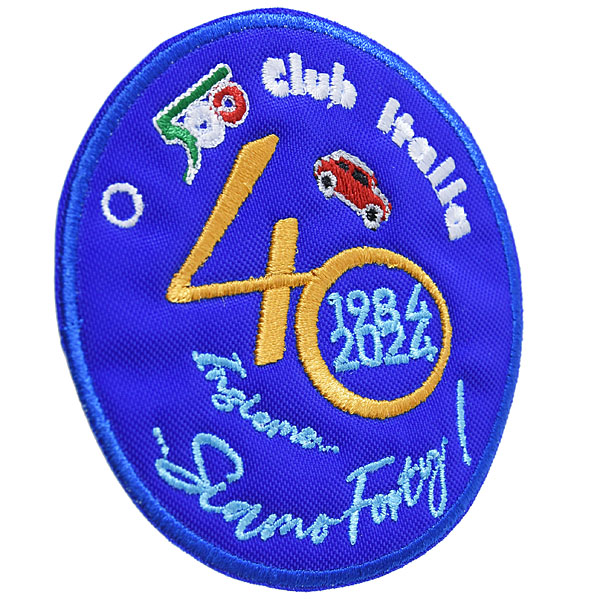 FIAT 500 CLUB ITALIA 40 anni Patch