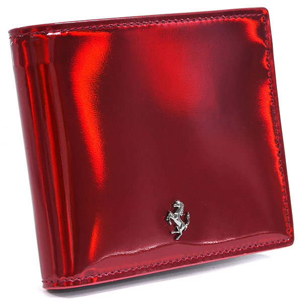 Ferrari純正Hypersonic Red Patentウォレット
