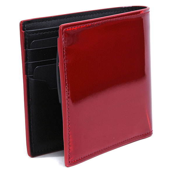 Ferrari Genuine Hypersonic Red Patent Wallet