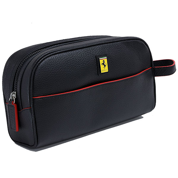 Ferrari Genuine Leather Beauty Case