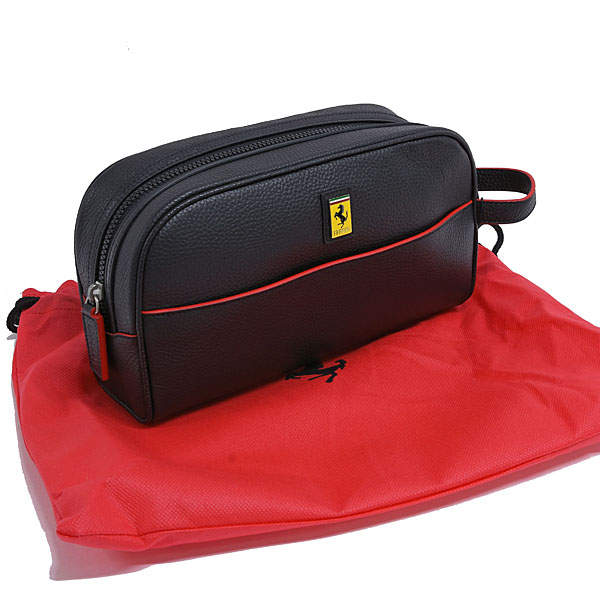 Ferrari Genuine Leather Beauty Case