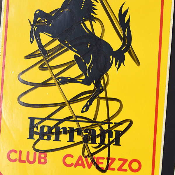 Ferrari Club Cavezzo Stefan Johansson autographed sticker