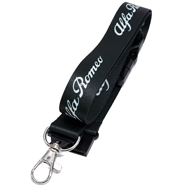 Alfa Romeo Official Neck Strap (Black)