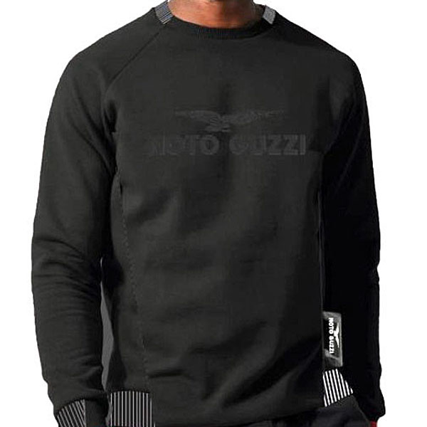 MOTO GUZZI Official ESSENTIAL Sweatshirt (Black)