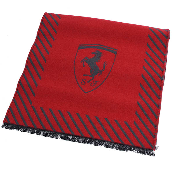 Ferrari Genuine Bicolor Wool Scarf