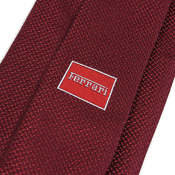 Ferrari Genuine Tie (Burgundy)