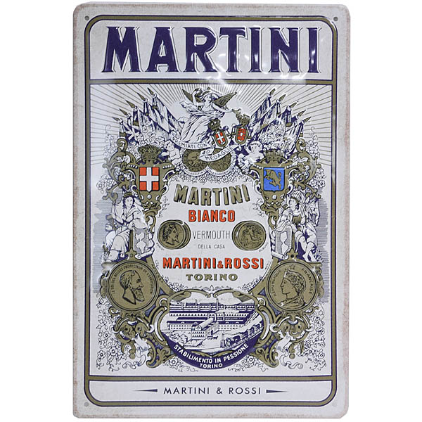 MARTINI Official Sign Boad-Bianco Vermouth Label-