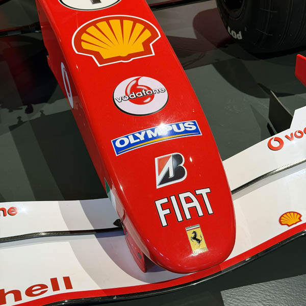 Scuderia Ferrari genuine F2005 front emblem