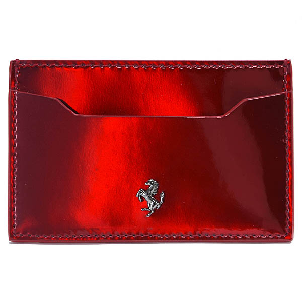 Ferrari Genuine Hypersonic Red Patent Card Case