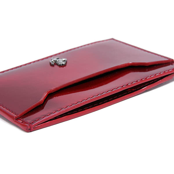 Ferrari Genuine Hypersonic Red Patent Card Case