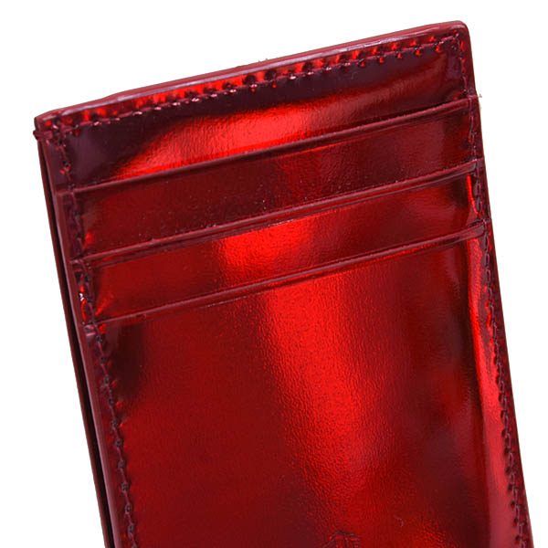 Ferrari Genuine Hypersonic Red Patent Card Case