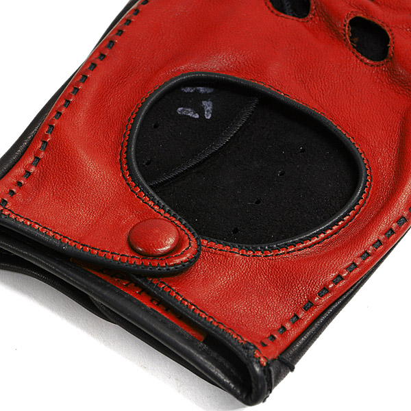 Ferrari Genuine Lambskin Driving Gloves (Red)