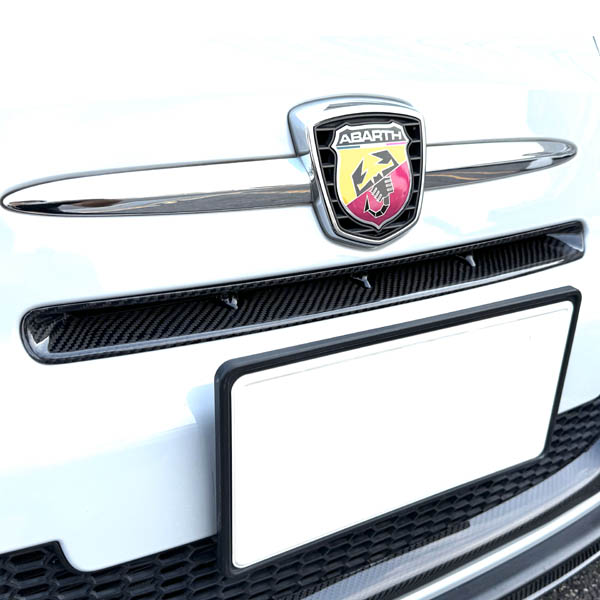 ABARTH500 Front Intake Garnish by Maestro (Carbon/Color/Unpainted)