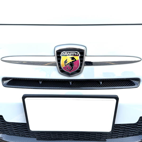ABARTH500 Front Intake Garnish by Maestro (Carbon/Color/Unpainted)
