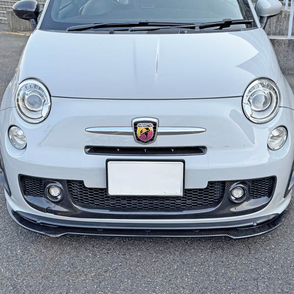 ABARTH500 Front Lip Spoiler by Maestro (Carbon/Color/Unpainted)