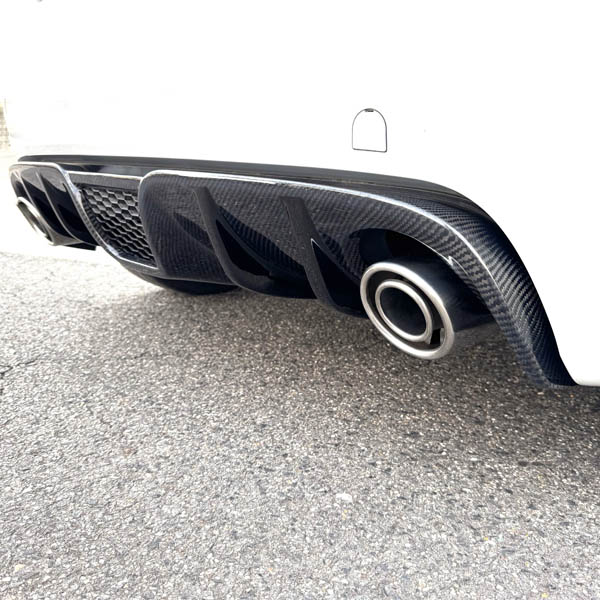 Rear Bumper Diffuser for ABARTH500 by Maestro (Carbon/Color/Unpainted)