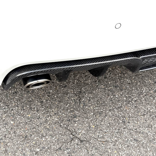 Rear Bumper Diffuser for ABARTH500 by Maestro (Carbon/Color/Unpainted)