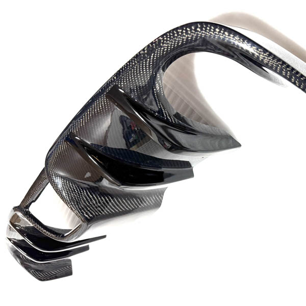 Rear Bumper Diffuser for ABARTH500 by Maestro (Carbon/Color/Unpainted)