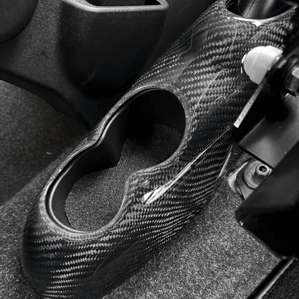 Center Console Cover for ABARTH500 by Maestro (Carbon/Color/Unpainted)