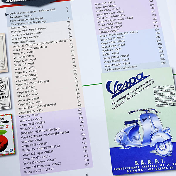 Vespa Illustrated Guide to the Identification book