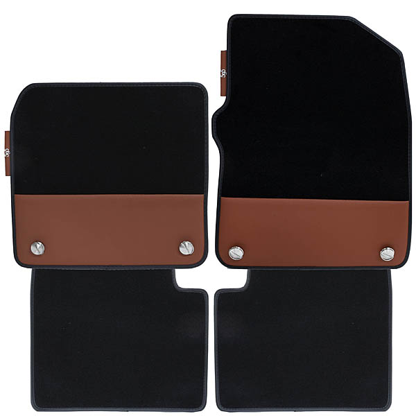 ABARTH Genuine 500/595 Floor Mats Brown (for AT Right-hand Drive Vehicles)