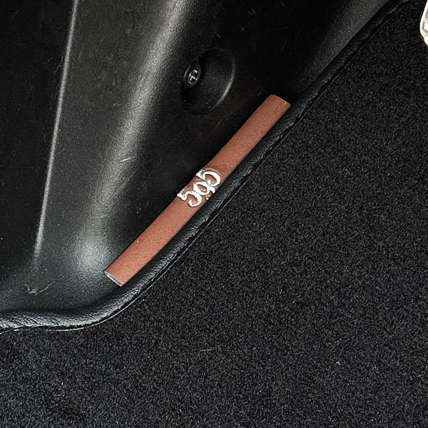 ABARTH Genuine 500/595 Floor Mats Brown (for AT Right-hand Drive Vehicles)