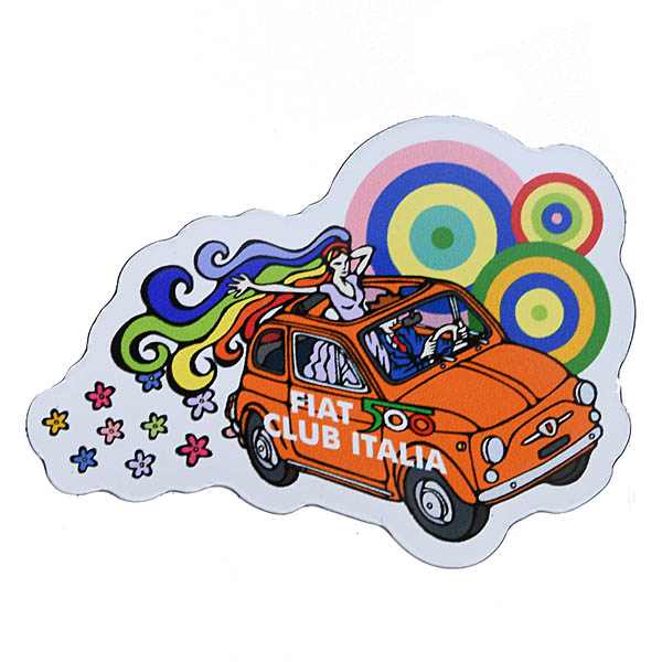 FIAT 500 CLUB ITALIA Official Magnet -2025-