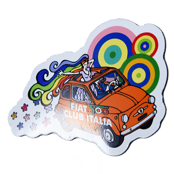 FIAT 500 CLUB ITALIA Official Magnet -2025-