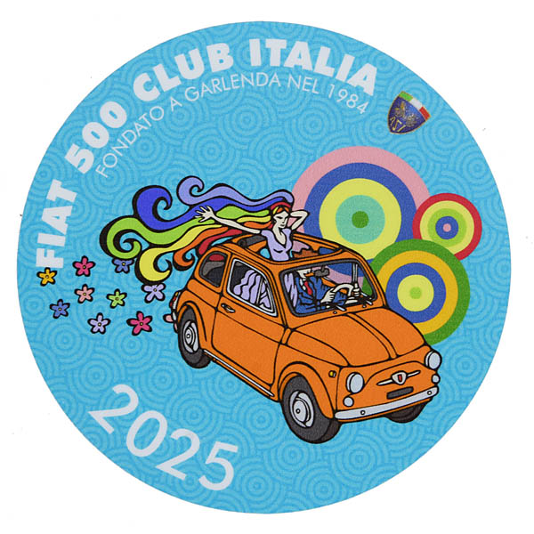FIAT 500 CLUB ITALIA Official 2025 Sticker