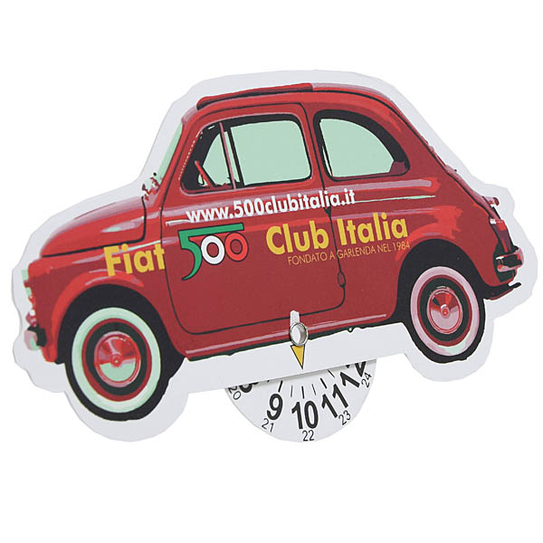 FIAT 500 CLUB ITALIA DISCO ORARIO (Return Plate)