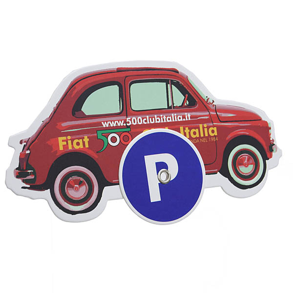 FIAT 500 CLUB ITALIA DISCO ORARIO (Return Plate)