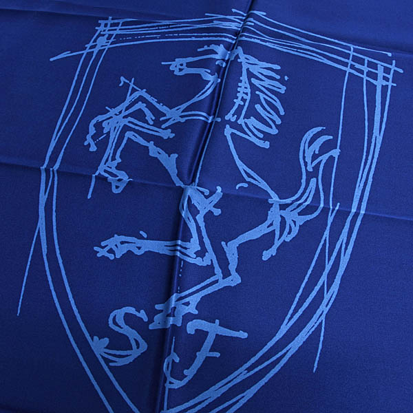 Ferrari genuine Scuded Drawing Silk Scarf