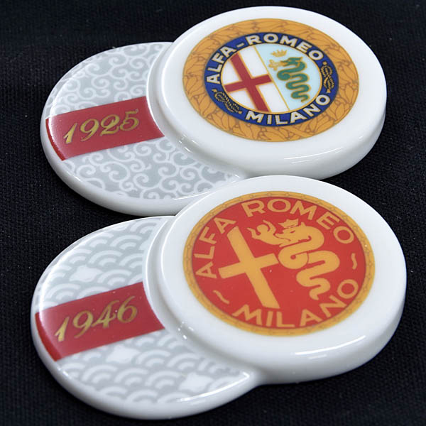 Alfa Romeo Genuine Emblem of Successive Generations Mino Ware Chopstick rest Complete Set