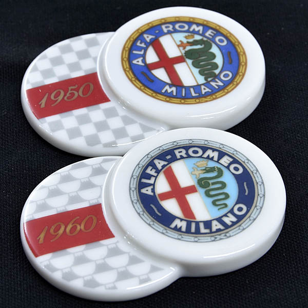 Alfa Romeo Genuine Emblem of Successive Generations Mino Ware Chopstick rest Complete Set